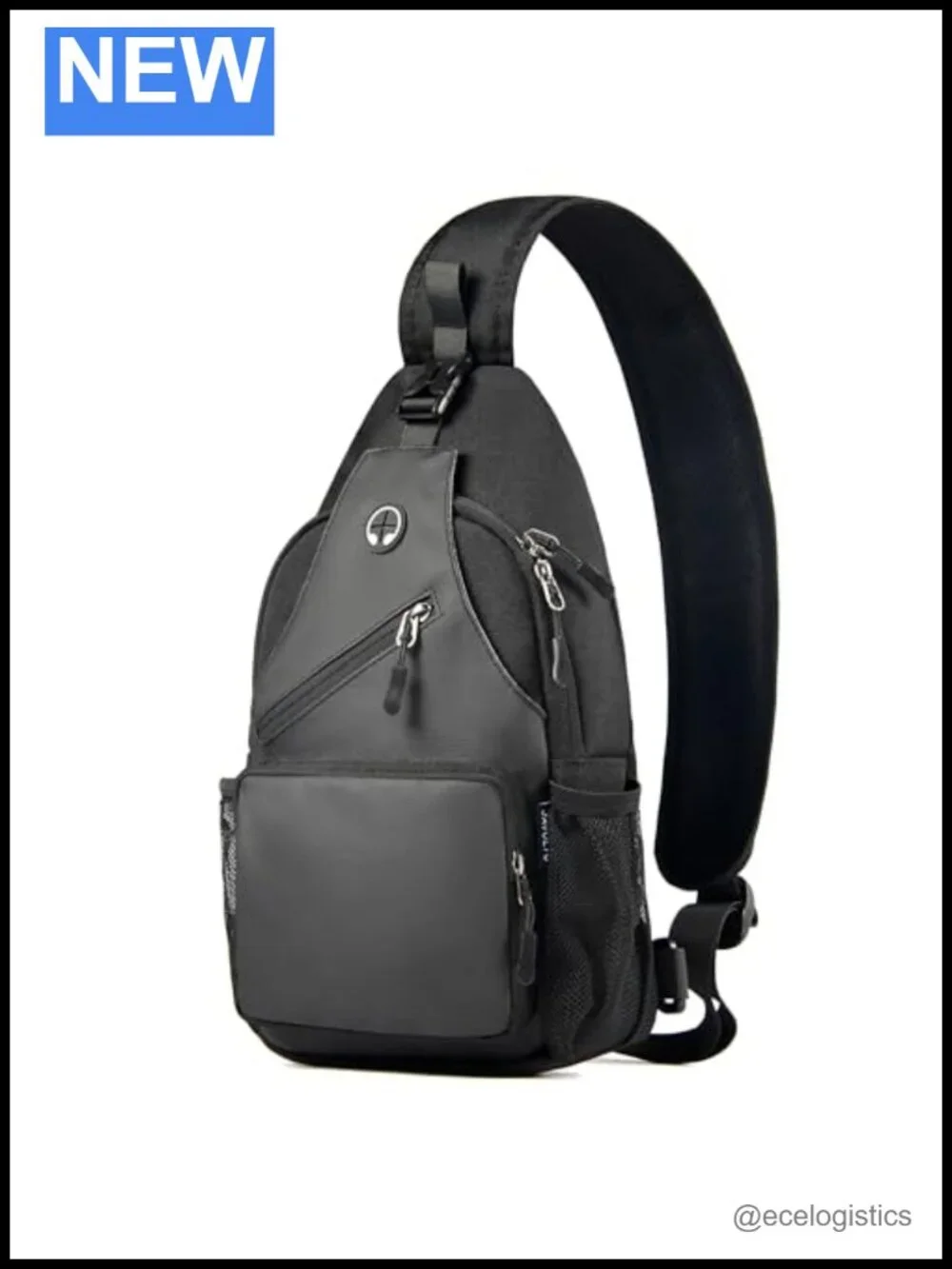 Sling Bag Crossbody Backpack, Small Shoulder Bag for Men, Travel Daypack Hiking